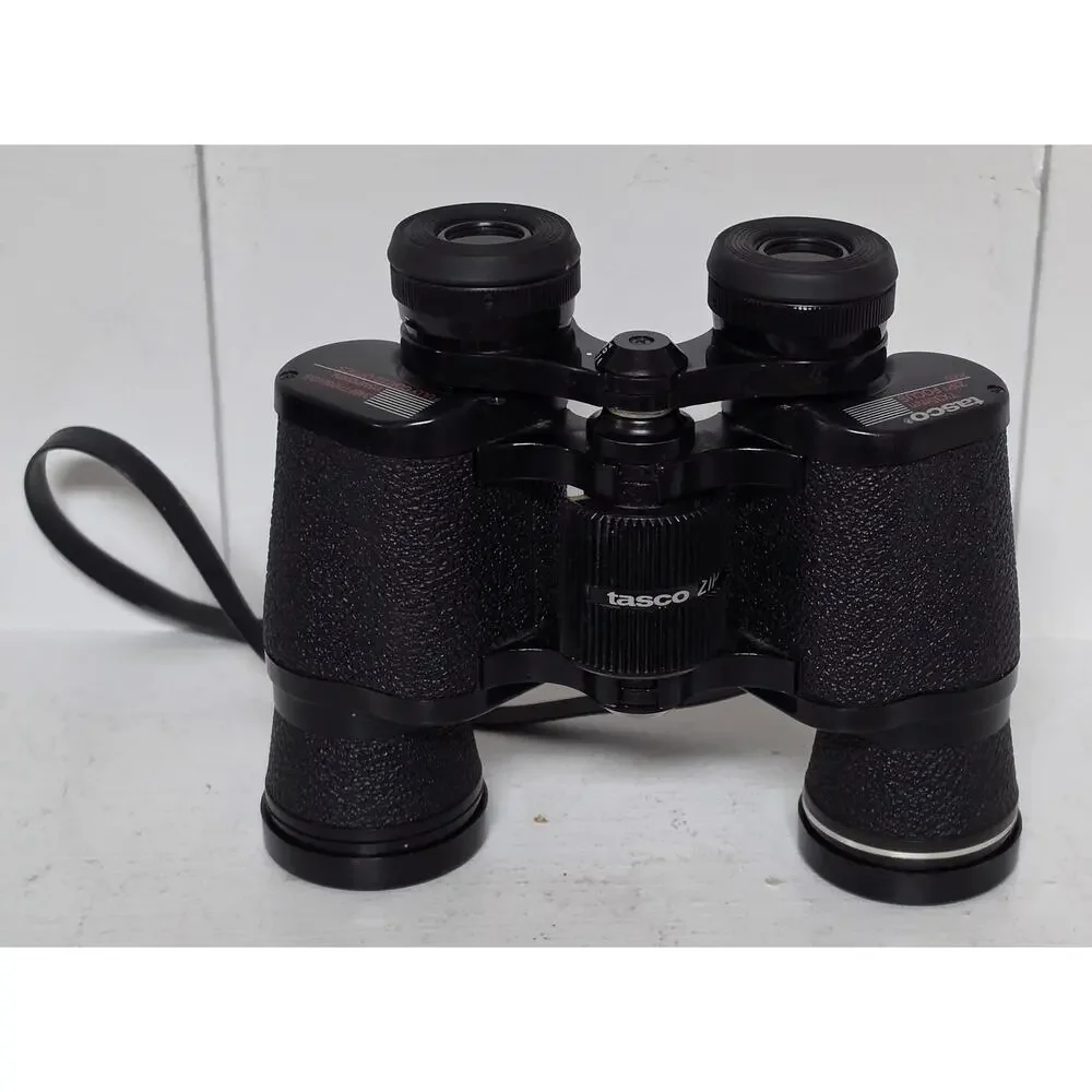 Vintage Tasco ZIP 7x35 Binoculars w/ Case & Strap – Fully Coated Optics